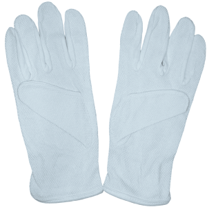 Interlock White Fourchette with PVC Mini Dots