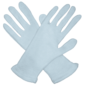 White Lisle Inspector Gloves
