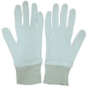 Jersey Gloves – Reversible Style with Knitted Wrist